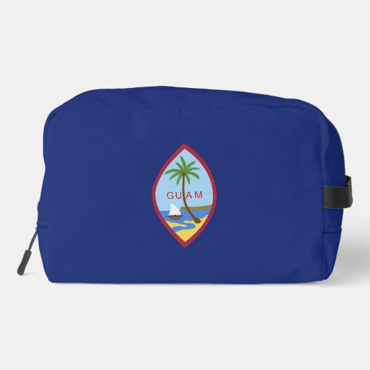 Guam-Flagge Waschbeutel (Rückseite)