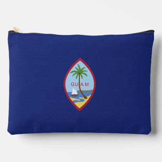 Guam-Flagge Zubehörtasche (Vorderseite)