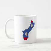 Guam-Flaggenkarte Kaffeetasse (Links)