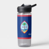 Guam-Flasche, patriotische Guam-Flagge Trinkflasche (Links)