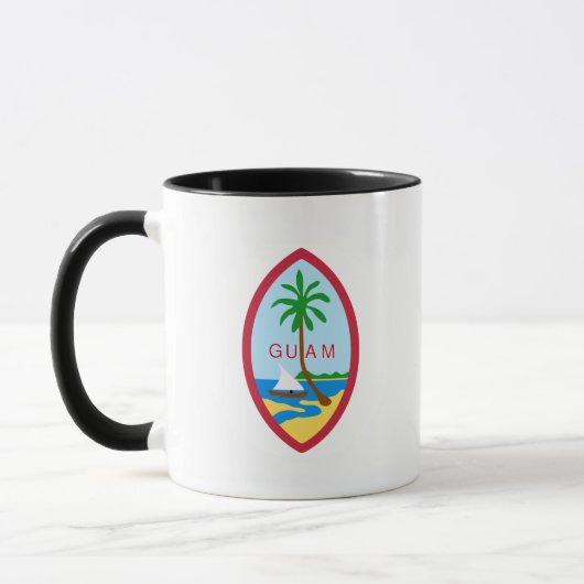 Guam-Gebiets-Siegel Tasse (Links)