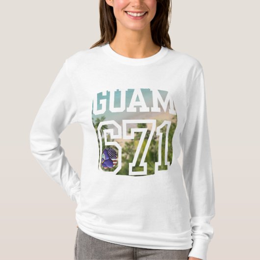 Guam Guahan Sweatshirt T-Shirt (Vorderseite)