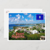 Guam - Hagåtña - Postkarte (Vorne/Hinten)