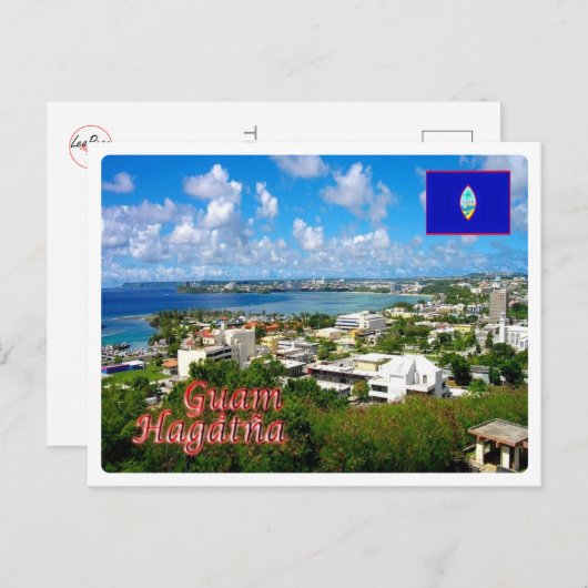 Guam - Hagåtña - Postkarte (Vorne/Hinten)