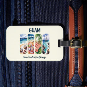 Guam – Inselwurzeln und Meeresbrise Gepäckanhänger