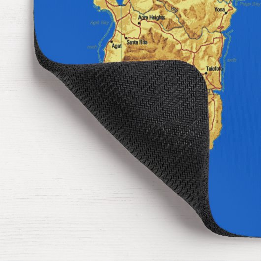 Guam-Karte Mousepad (Ecke)