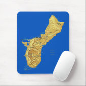 Guam-Karte Mousepad (Mit Mouse)