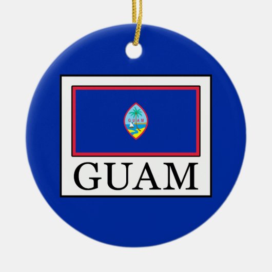 Guam Keramik Ornament (Vorne)