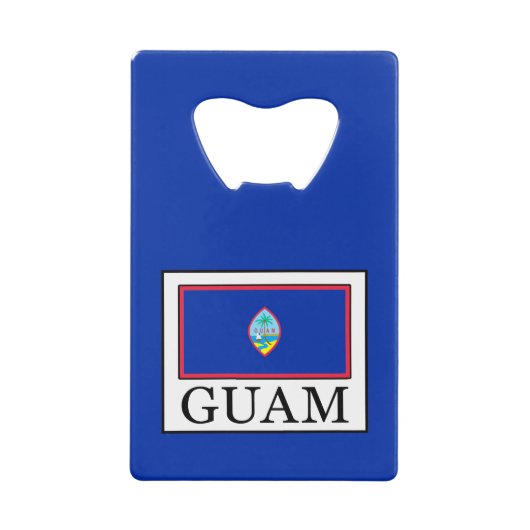 Guam Kreditkarten Flaschenöffner (Vorderseite)