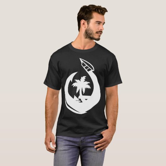 GUAM LASSEN 671 Haken u. Siegel laufen T-Shirt (Vorne ganz)