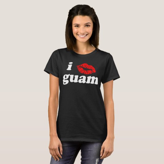 GUAM LASSEN 671 Lippen I laufen T-Shirt (Vorne ganz)