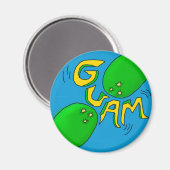Guam Magnet (Vorderseite/Rückseite)