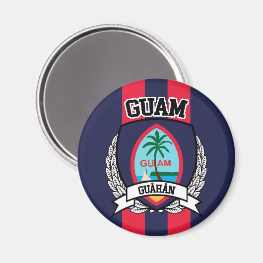 Guam Magnet (Vorderseite/Rückseite)