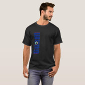 Guam mit Flaggenfarben auf der Seite T-Shirt (Vorne ganz)