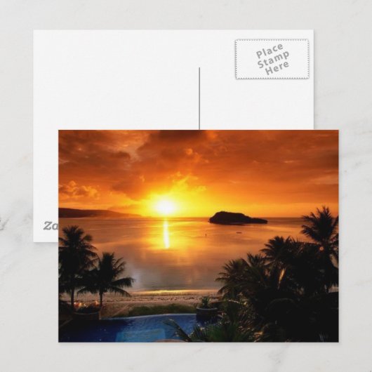 Guam Post Card Postkarte (Vorne/Hinten)