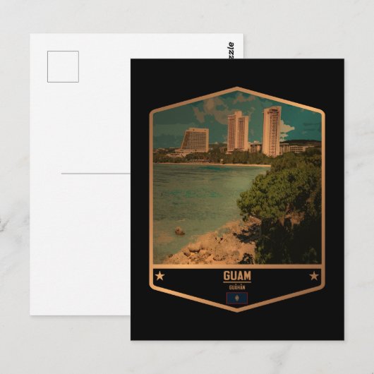 Guam Postkarte (Vorne/Hinten)