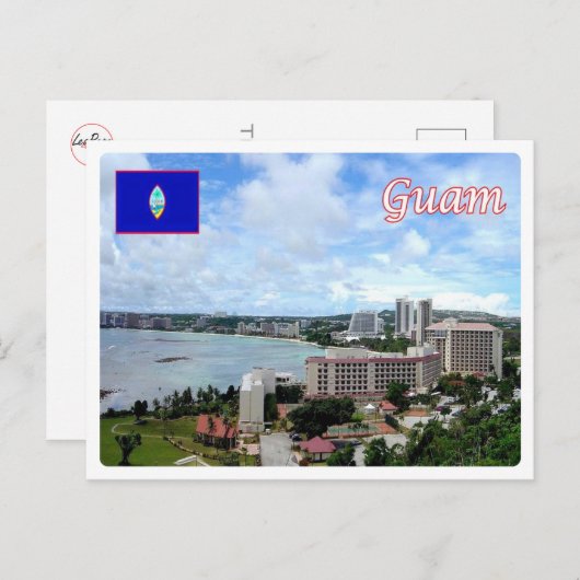 Guam Postkarte (Vorne/Hinten)