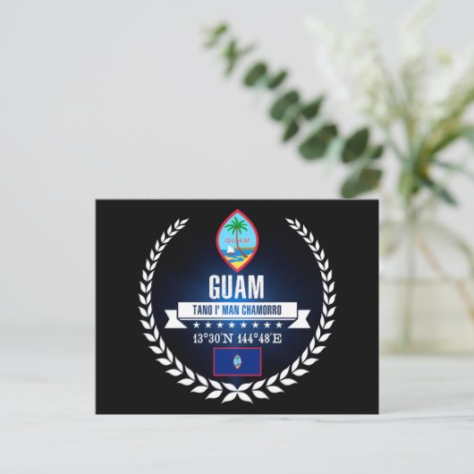 Guam Postkarte (Stehend Vorderseite)