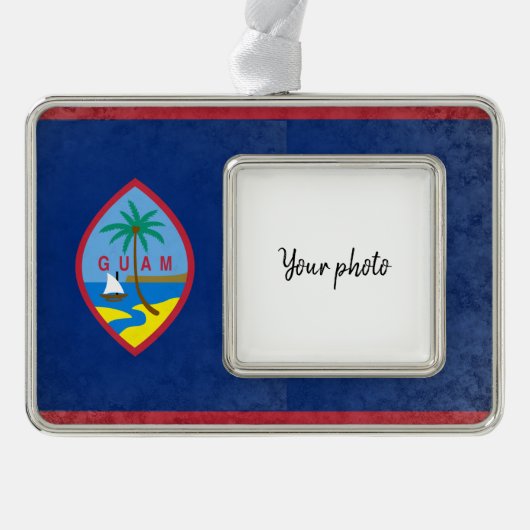 Guam Rahmen-Ornament Silber (Vorderseite)