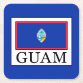 Guam Rechteckiger Pappuntersetzer (Vorderseite)