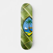GUAM RUN 671 Coconut Weave Skateboard (Vorne)