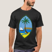 GUAM RUN 671 Guahan USA Flag Siegel T-Shirt (Vorderseite)