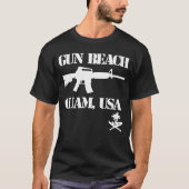 GUAM RUN 671 Gun Beach T-Shirt (Vorderseite)