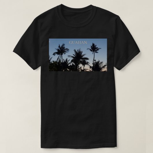 GUAM RUN 671 Sunset Trees T - Shirt (Design vorne)