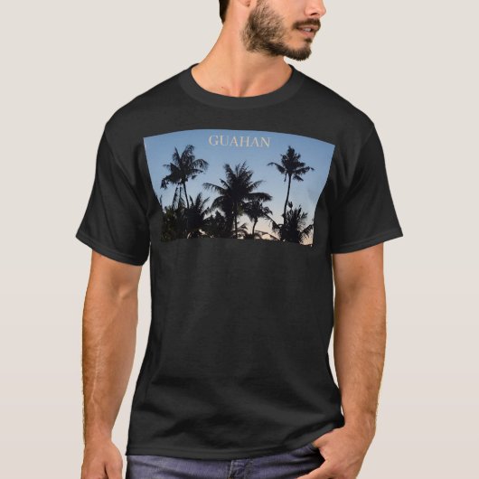 GUAM RUN 671 Sunset Trees T - Shirt (Vorderseite)
