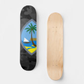 GUAM RUN 671 Urban Camouflage Siegel II Skateboard (Vorderseite)