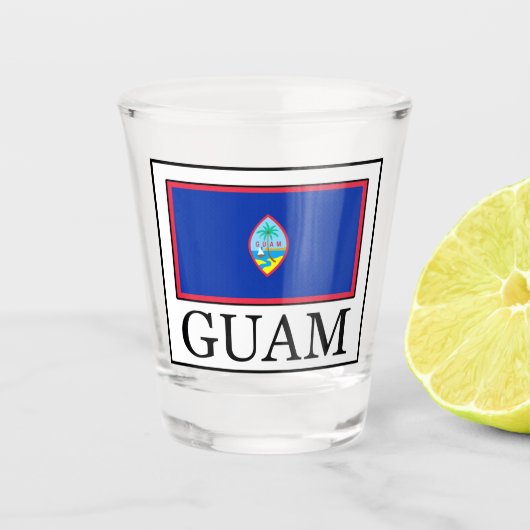 Guam Schnapsglas (Vorderseite)