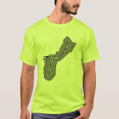 Guam-Schwarz-Explosions-T-Shirt T-Shirt (Vorderseite)