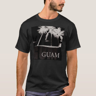 Guam-Shirt im Schwarzen T-Shirt