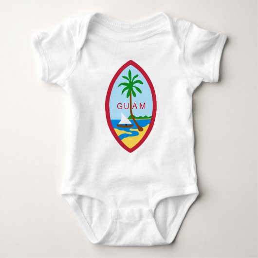 Guam-Siegel Baby Strampler (Vorderseite)