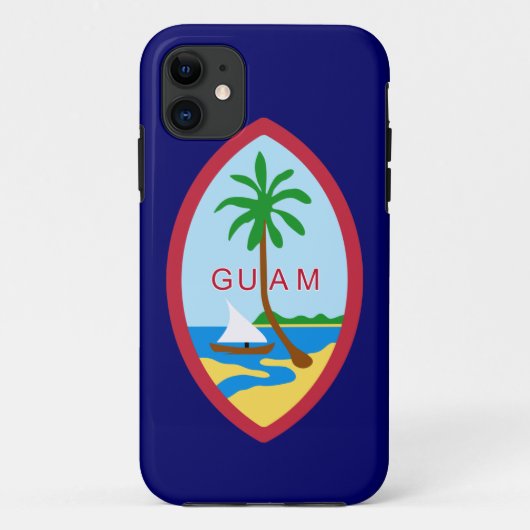 Guam-Siegel Case-Mate iPhone Hülle (Rückseite)