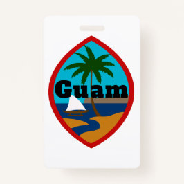 Guam Siegel Gepäcktag Ausweis