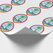 Guam Siegel Geschenkpapier (Ecke)