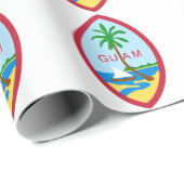 Guam Siegel Geschenkpapier (Rolleneckpunkt)