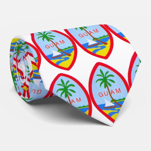 Guam-Siegel-Krawatte Krawatte (Gerollt)