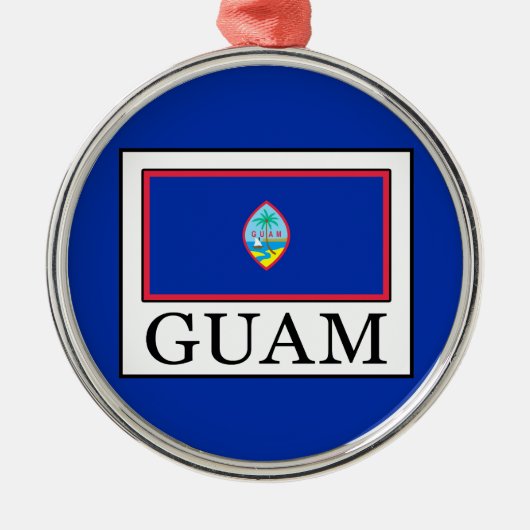 Guam Silbernes Ornament (Vorne)