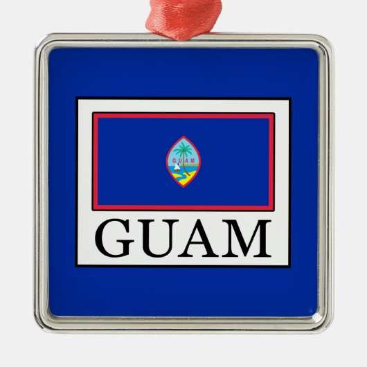 Guam Silbernes Ornament (Vorne)