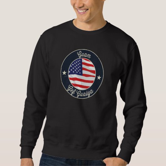 Guam Souvenir Retro Graphic Sweatshirt (Vorderseite)