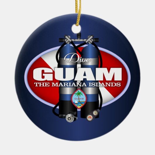 Guam (ST) Keramik Ornament (Vorne)