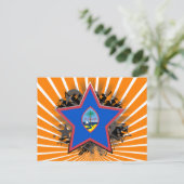 Guam Star Postkarte (Stehend Vorderseite)