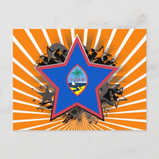 Guam Star Postkarte (Vorderseite)