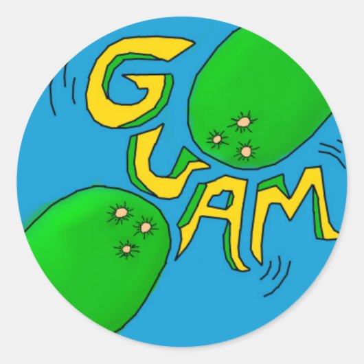 Guam Sticker (Vorderseite)