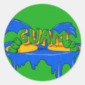 Guam Sticker (Vorderseite)
