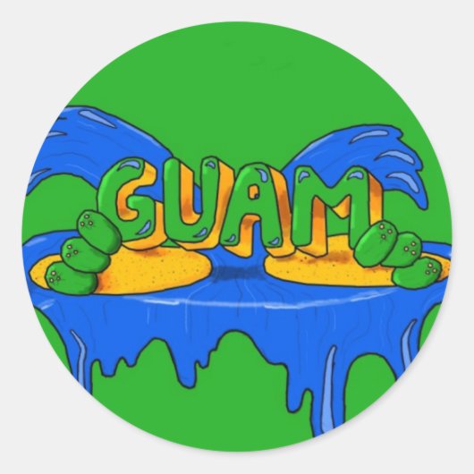 Guam Sticker (Vorderseite)