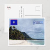 Guam - Strand - Postkarte (Vorne/Hinten)