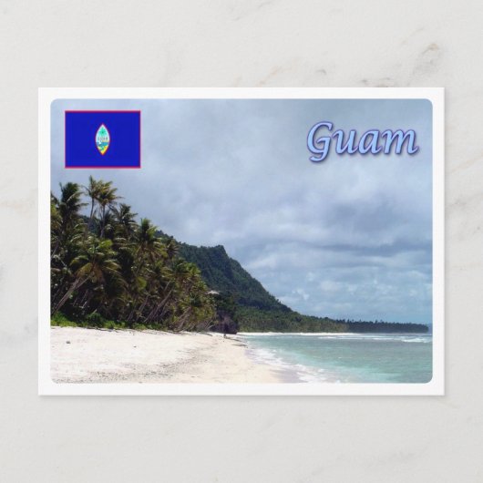 Guam - Strand - Postkarte (Vorderseite)